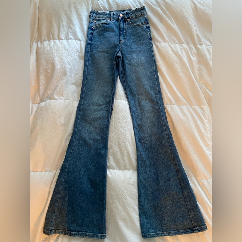 Garage Blue Flare Jeans NWT
